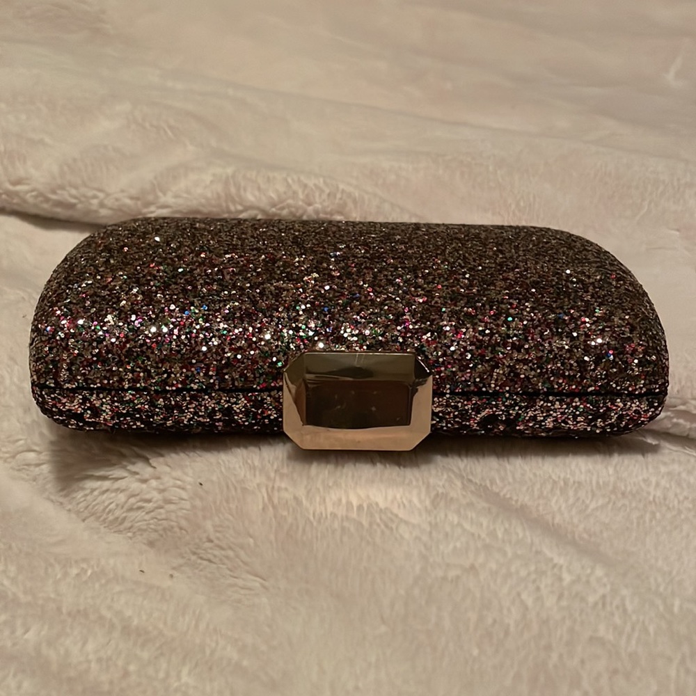 Madison West Glitter Box Clutch. - Picture 4 of 5